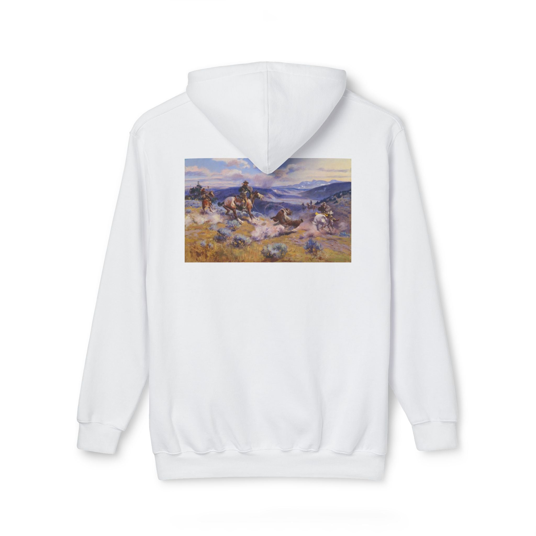 Grizzly Bear Western Hoodie Sweatshirt, Made in USA