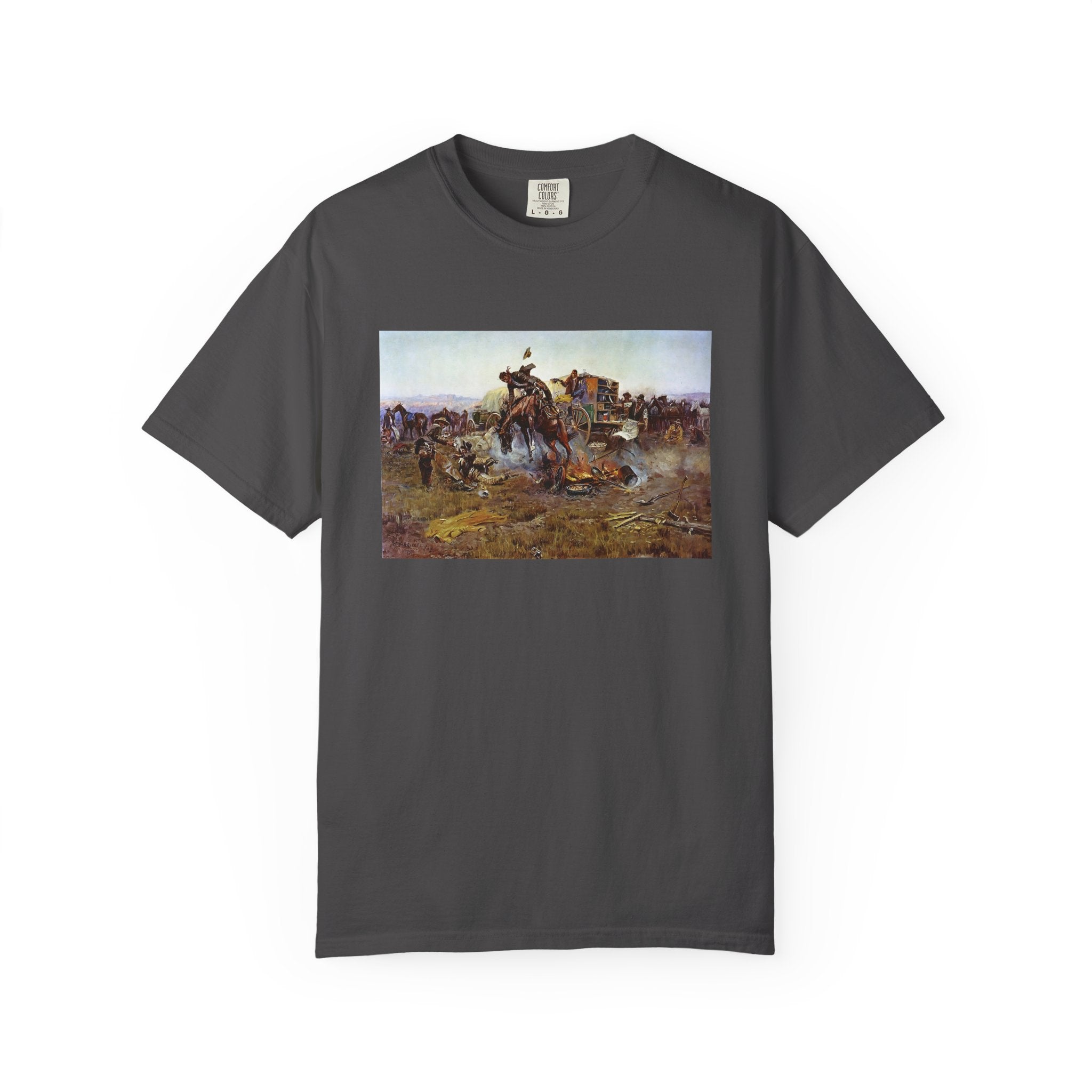 Camp Cooks Troubles Western T-shirt