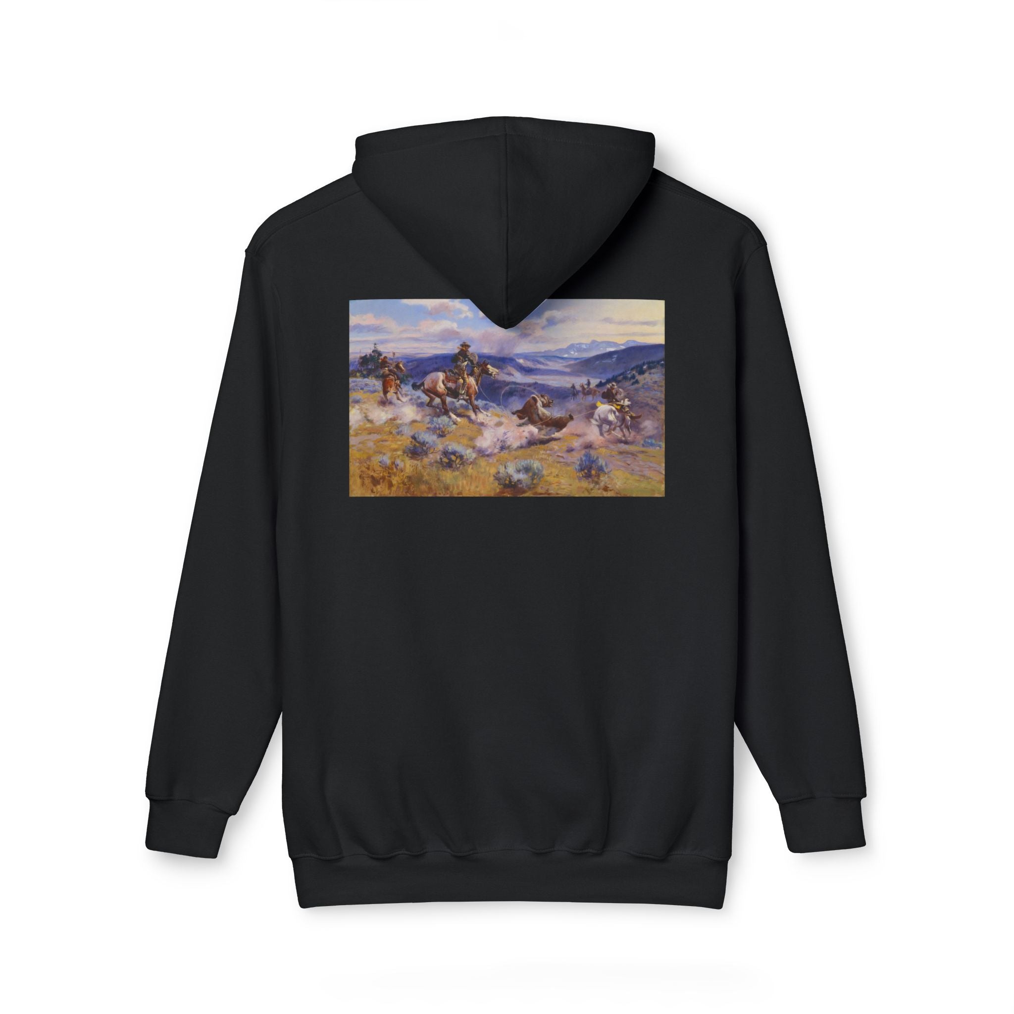 Grizzly Bear Western Hoodie Sweatshirt, Made in USA