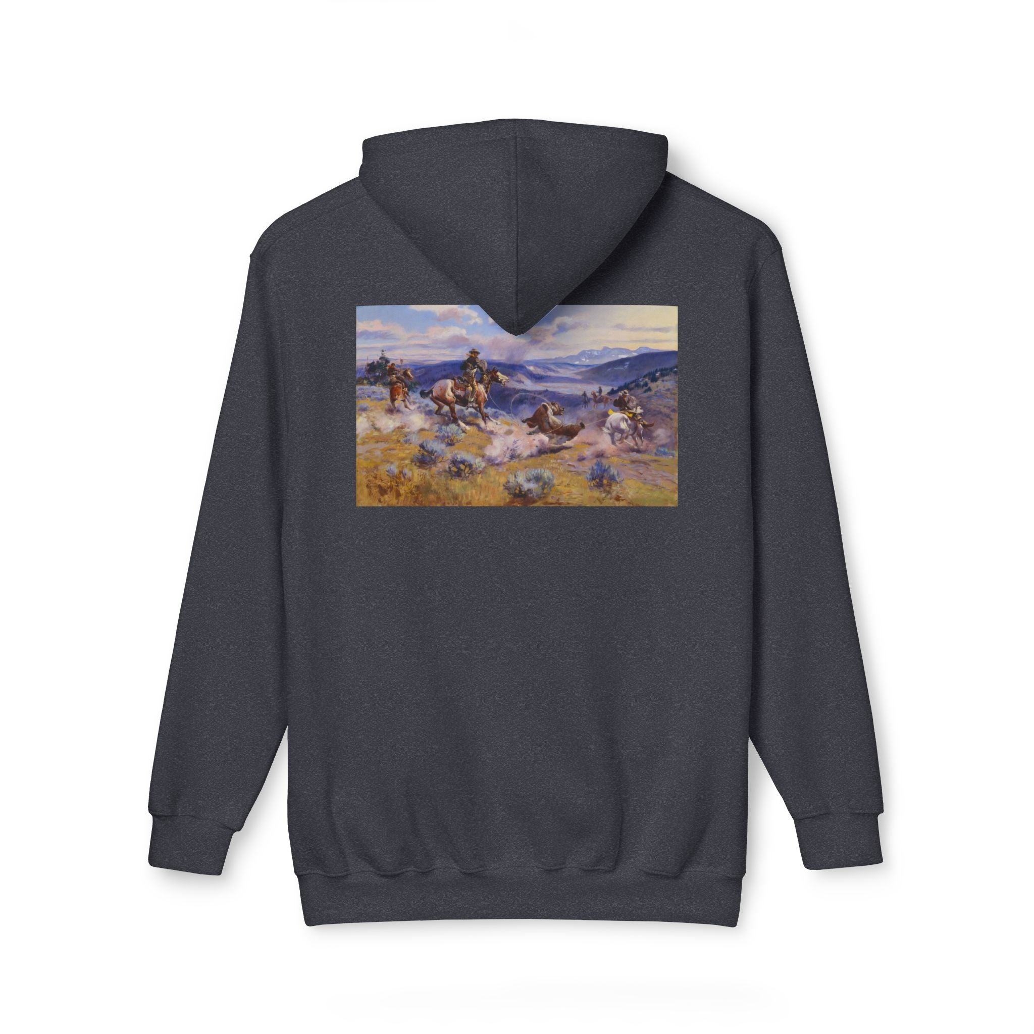 Grizzly Bear Western Hoodie Sweatshirt, Made in USA