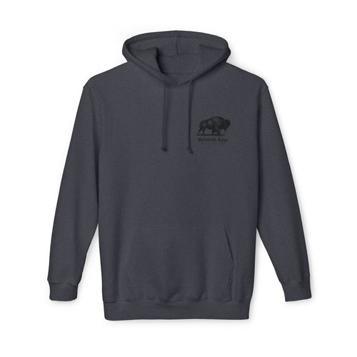 Bison Hunt Western Hoodie Sweatshirt, Made in USA