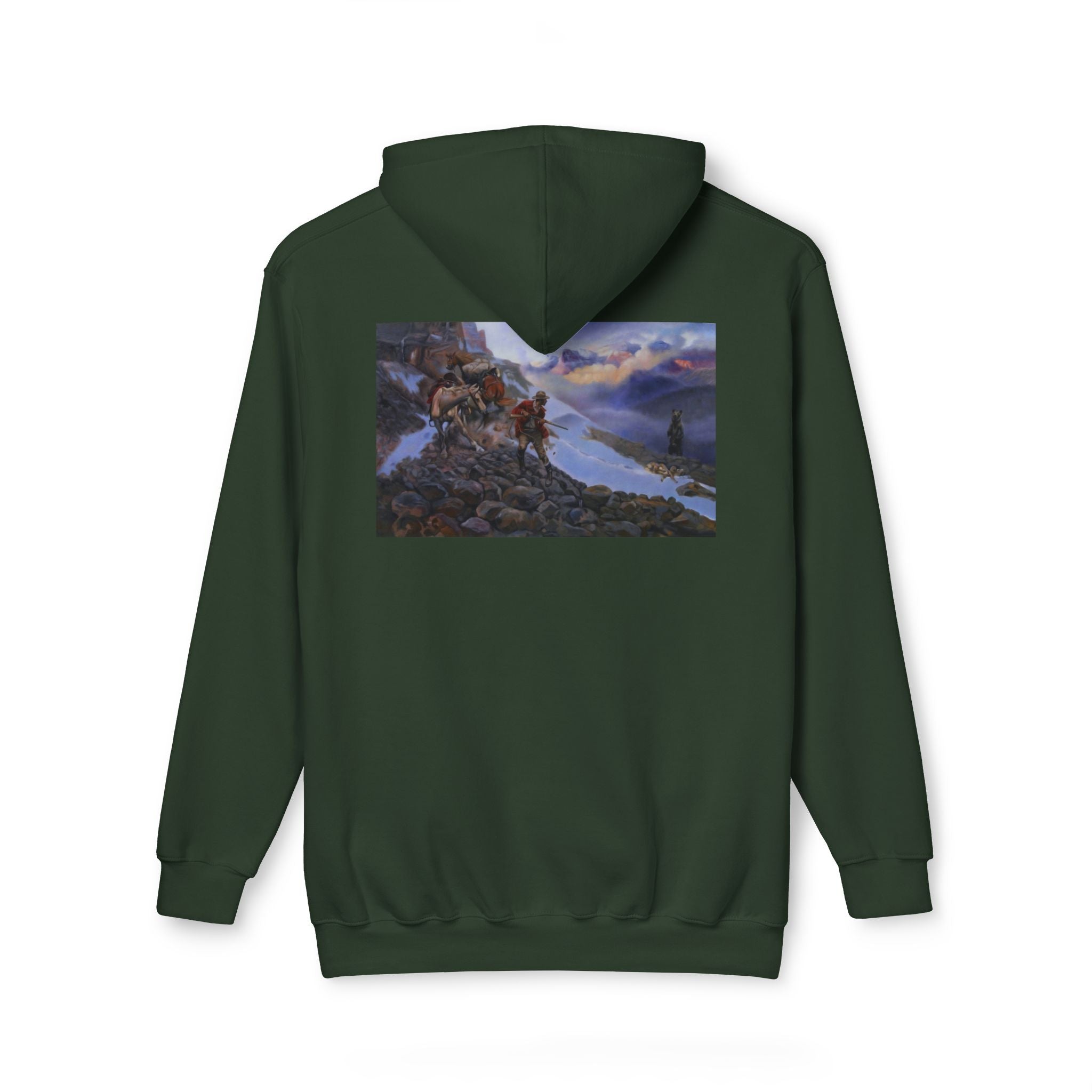Bighorn Sheep Western Hoodie Sweatshirt, Made in USA
