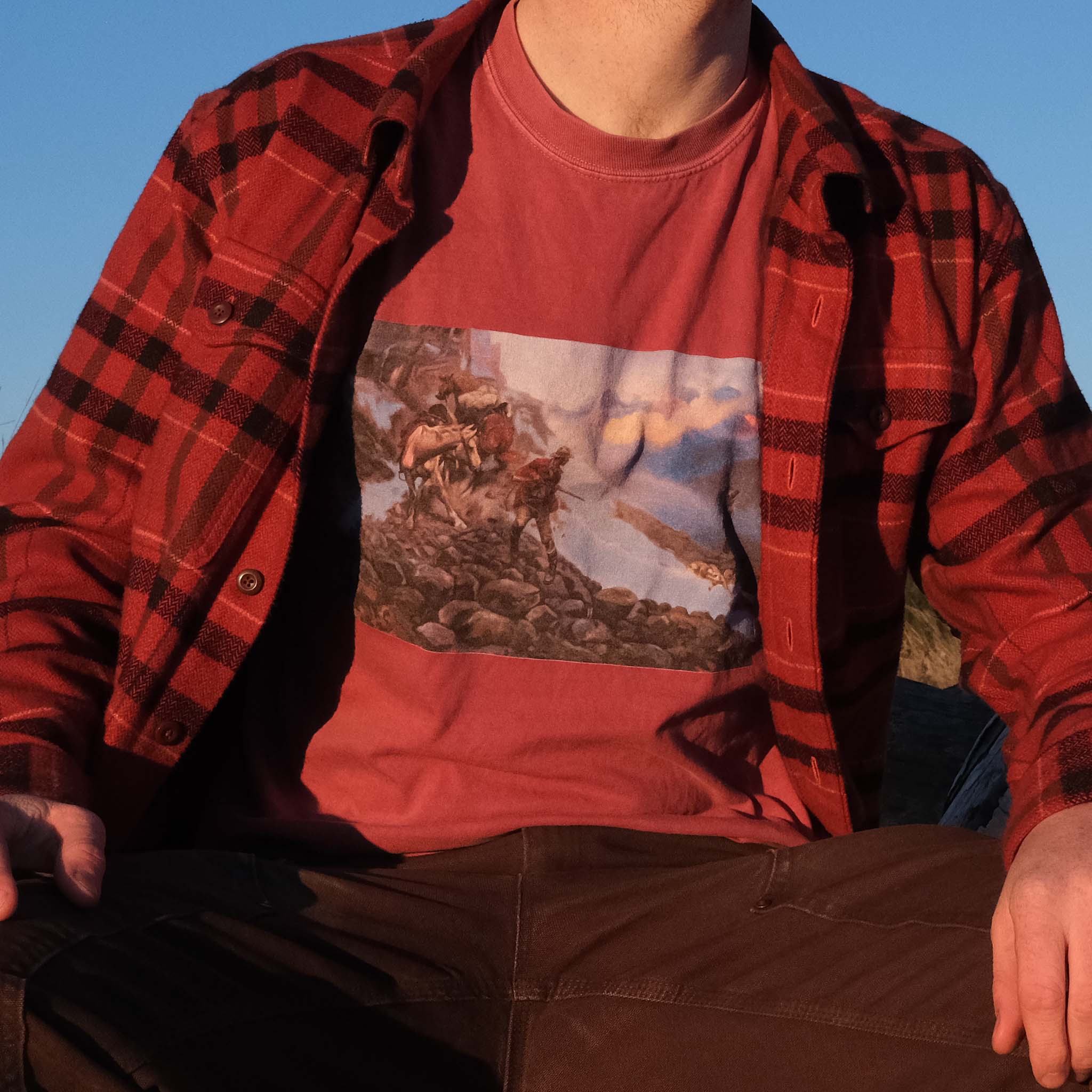 Whose Meat Western C.M. Russell T-shirt